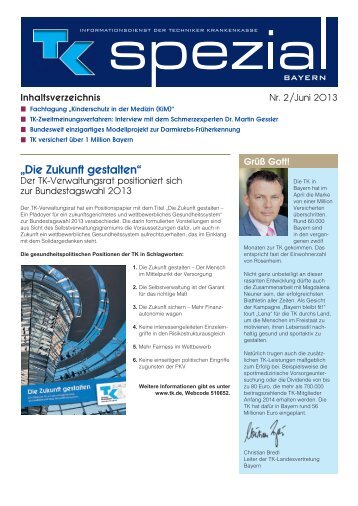TK spezial Ausgabe 2 - Juni 2013 (PDF, 505 KB ) - Techniker ...