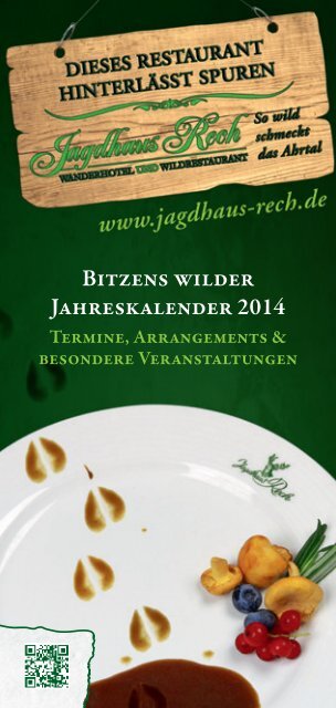 zu den Veranstaltungen - Hotel und Restaurant Jagdhaus Rech