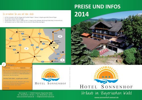 Preise & Infos 2014 - Sonnenhof Hotel Zwiesel Bayerischer Wald 3 ...