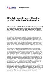 Artikel lesen - Öffentliche Versicherungen Oldenburg