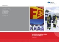 Die Gefährdungsbeurteilung im Feuerwehrdienst - Unfallkasse ...