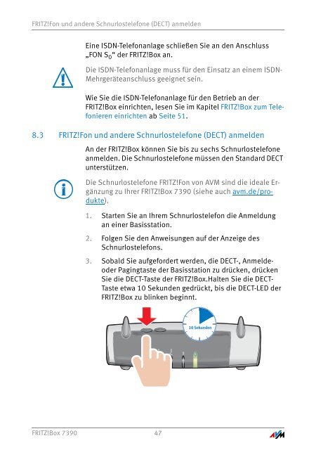 Handbuch FRITZ!Box 7390 - AVM