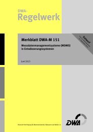 Vorschau (pdf) - DWA - Deutsche Vereinigung für Wasserwirtschaft ...