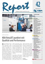 KBA RotaJET punktet mit Qualität und Performance