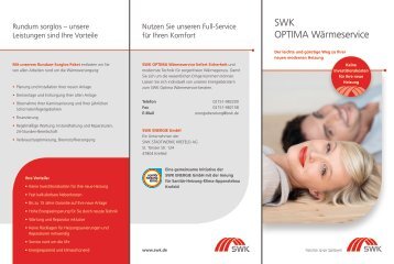 SWK OPTIMA Wärmeservice - SWK Stadtwerke Krefeld AG