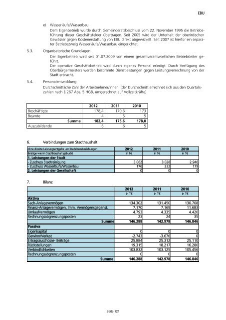 Beteiligungsbericht 2013 - Ulm