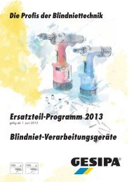 Ersatzteil-Programm gültig ab 01.06.2013 - Gesipa