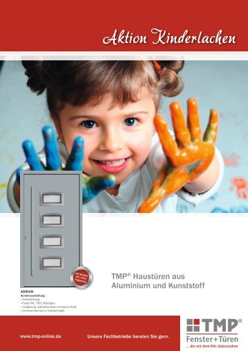 Aktion Kinderlachen - TMP Fenster + Türen