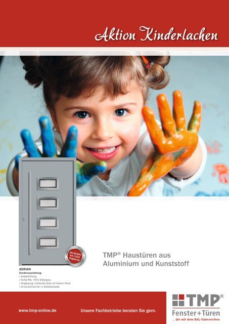 Aktion Kinderlachen - TMP Fenster + Türen