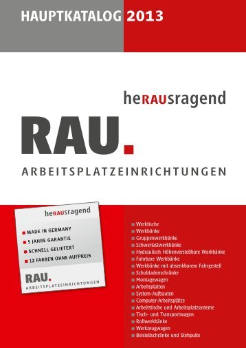 Hauptkatalog als PDF ansehen/downloaden - Rau GmbH