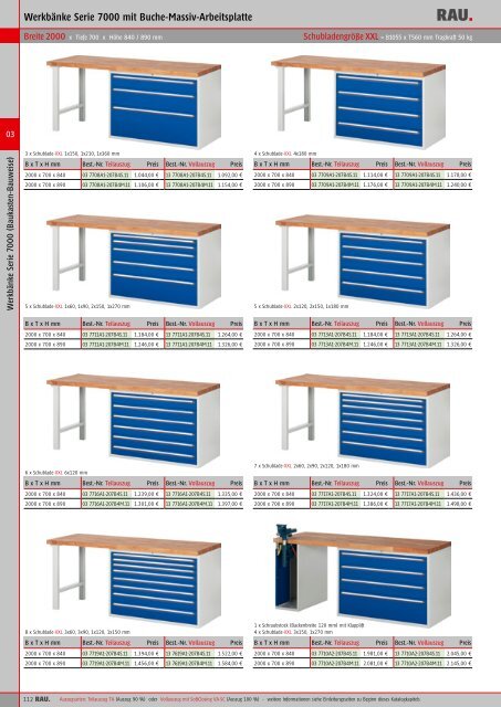 Hauptkatalog als PDF ansehen/downloaden - Rau GmbH