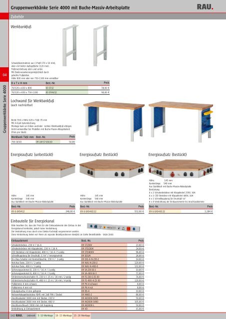 Hauptkatalog als PDF ansehen/downloaden - Rau GmbH