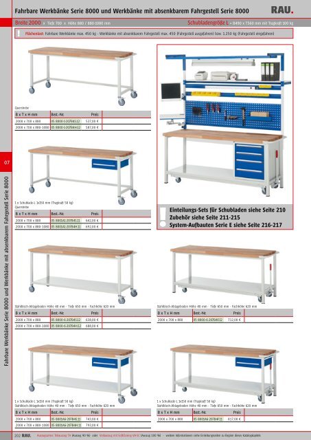 Hauptkatalog als PDF ansehen/downloaden - Rau GmbH