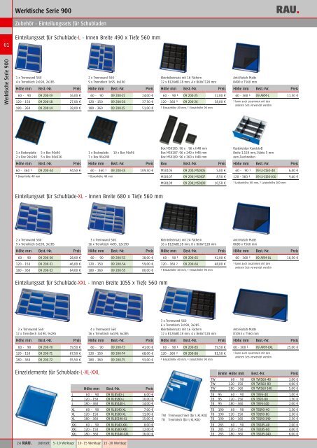 Hauptkatalog als PDF ansehen/downloaden - Rau GmbH