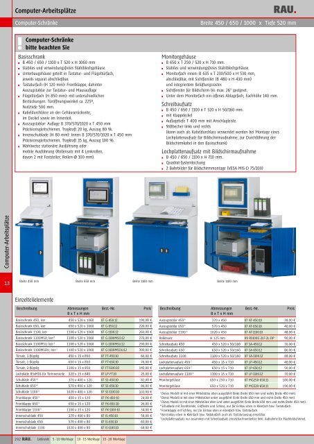 Hauptkatalog als PDF ansehen/downloaden - Rau GmbH