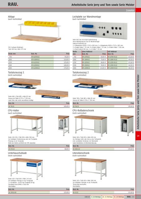 Hauptkatalog als PDF ansehen/downloaden - Rau GmbH