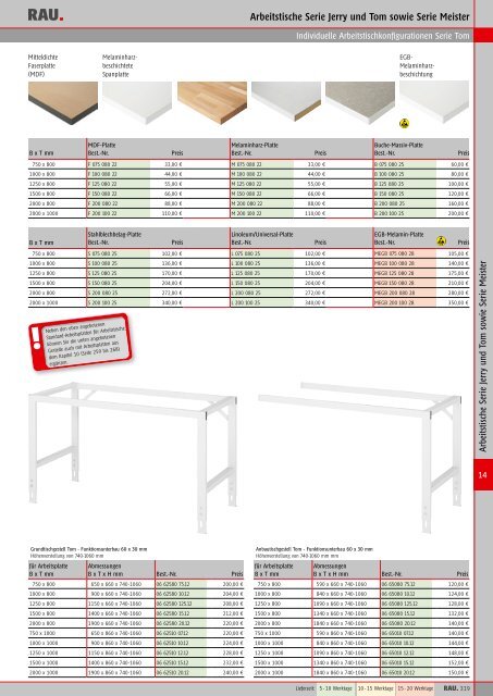 Hauptkatalog als PDF ansehen/downloaden - Rau GmbH