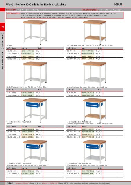 Hauptkatalog als PDF ansehen/downloaden - Rau GmbH