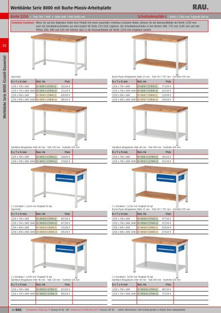 Hauptkatalog als PDF ansehen/downloaden - Rau GmbH