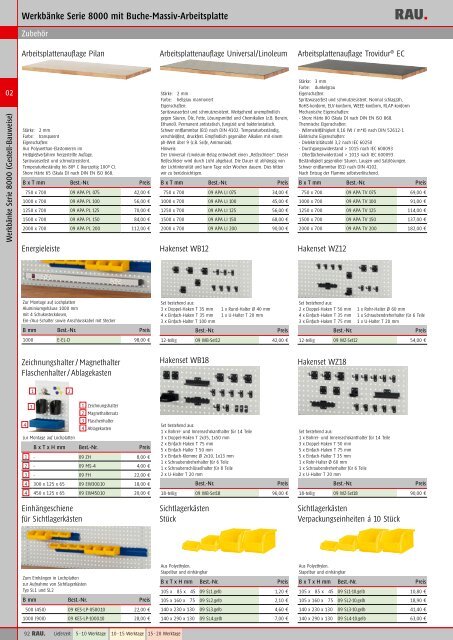 Hauptkatalog als PDF ansehen/downloaden - Rau GmbH