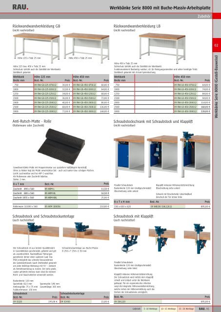 Hauptkatalog als PDF ansehen/downloaden - Rau GmbH