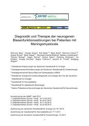 Diagnostik und Therapie - AWMF