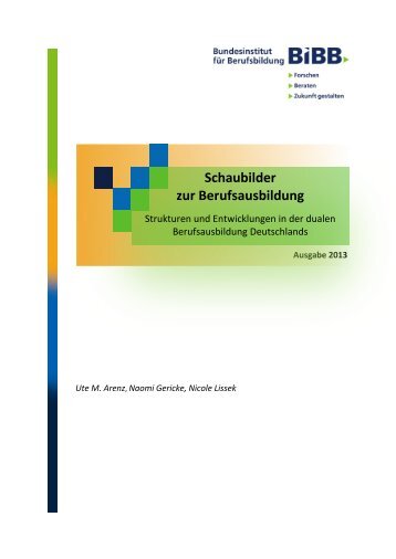 Vorbemerkung der Schaubilder zur Berufsausbildung ... - BiBB