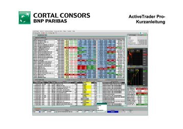 Trading - Cortal Consors