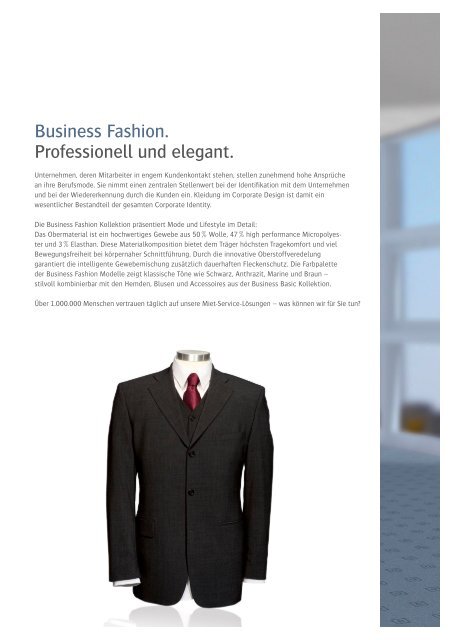 Business Fashion. Eleganz und Funktion. - CWS-boco