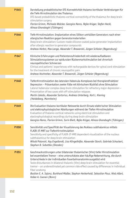 Programm final - Deutsche Gesellschaft für Neurochirurgie - DGNC