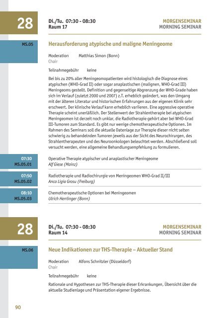 Programm final - Deutsche Gesellschaft für Neurochirurgie - DGNC