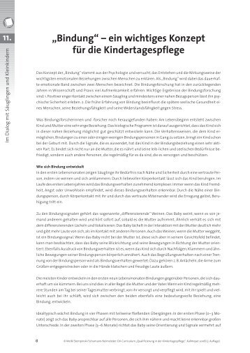 „Bindung“ – ein wichtiges Konzept für die - Deutsches Jugendinstitut ...