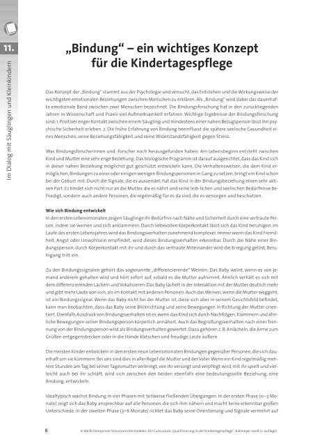 „Bindung“ – ein wichtiges Konzept für die - Deutsches Jugendinstitut ...