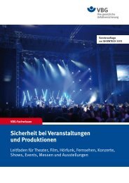 Sicherheit bei Veranstaltungen und Produktionen - DTHG