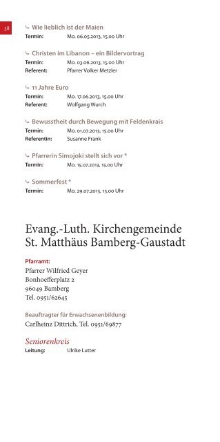 Programmheft zum Download - ebw Bamberg