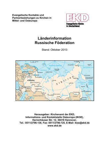 Russische Föderation - Evangelische Kirche in Deutschland