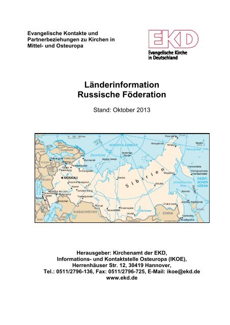 Russische Föderation - Evangelische Kirche in Deutschland