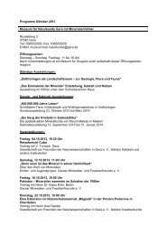 Programm Oktober 2013 Museum für Naturkunde Gera mit ...