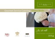 Mörwald Catering für Hochzeiten - grafenegg