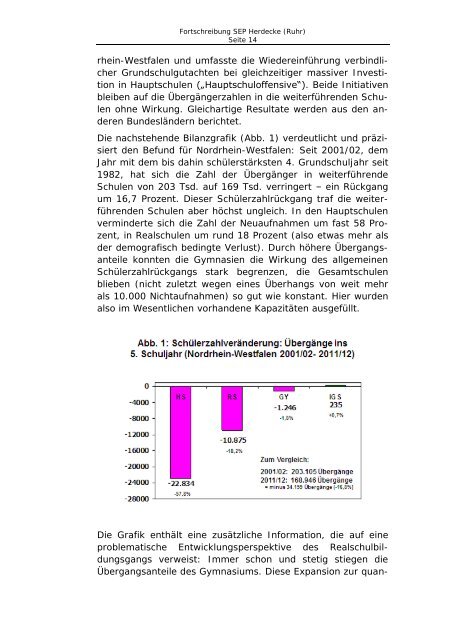 Die Beschlussvorlage zur Einrichtung einer Primus ... - Stadt Herdecke