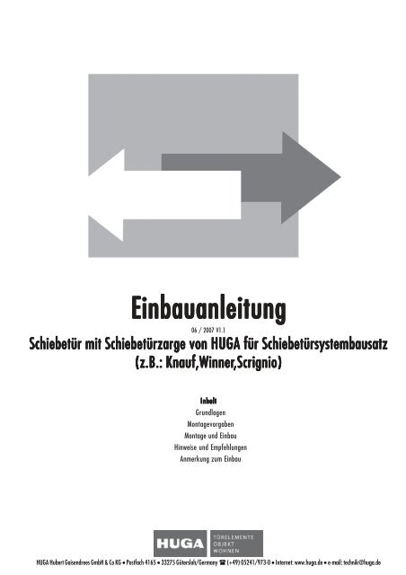 Einbauanleitung - Huga