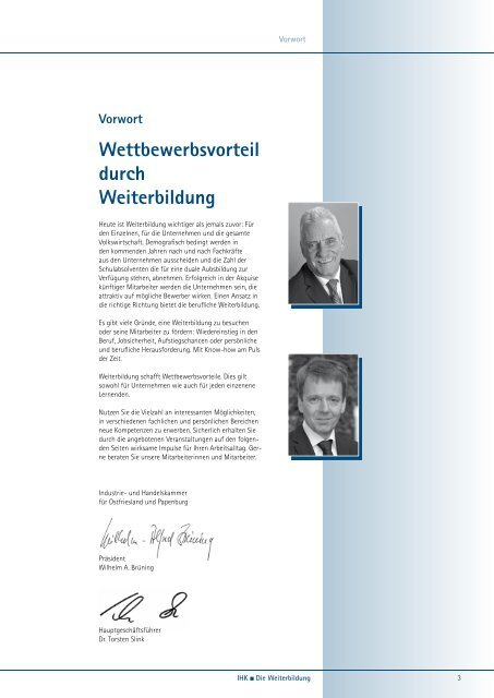 IHK Die Weiterbildung - IHK Emden