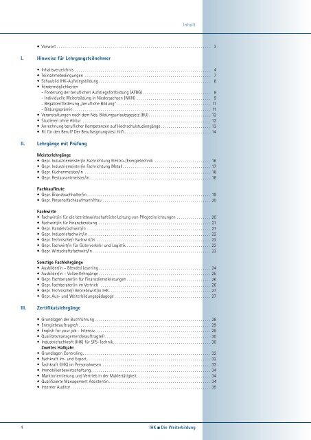 IHK Die Weiterbildung - IHK Emden