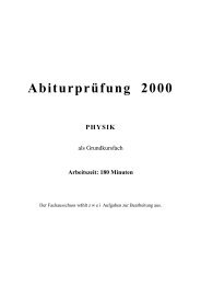 Abiturprüfung 2000 - ISB