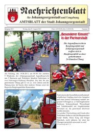 „Besonderer Einsatz“ in der Partnerstadt - Johanngeorgenstadt