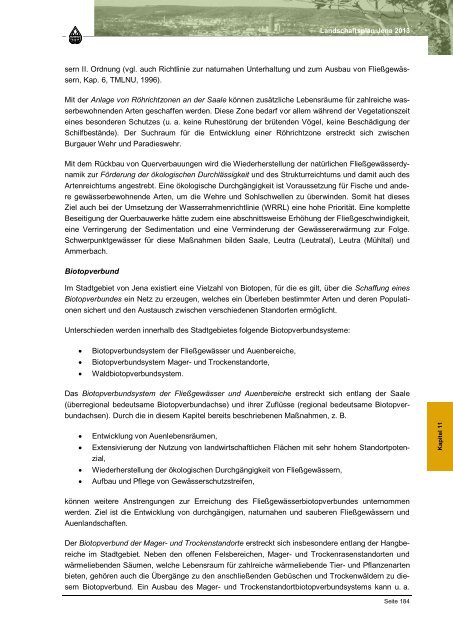 Entwurf Landschaftsplan 2013, Text (application/pdf 9.9 MB) - Jena