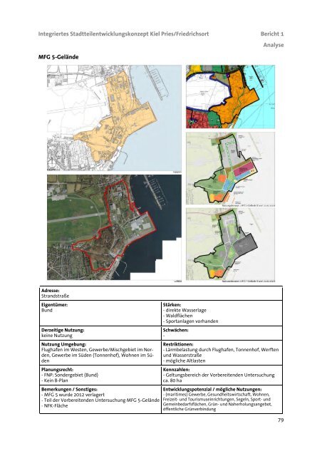 Bericht 1 - Landeshauptstadt Kiel