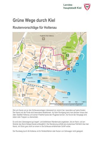 Grüne Wege durch Kiel Routenvorschläge für Holtenau