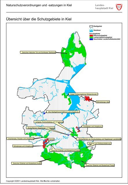 Naturschutzverordnungen und -satzungen in Kiel