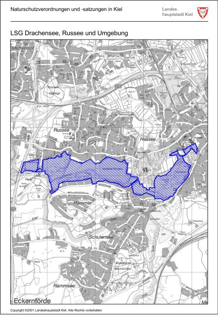 Naturschutzverordnungen und -satzungen in Kiel